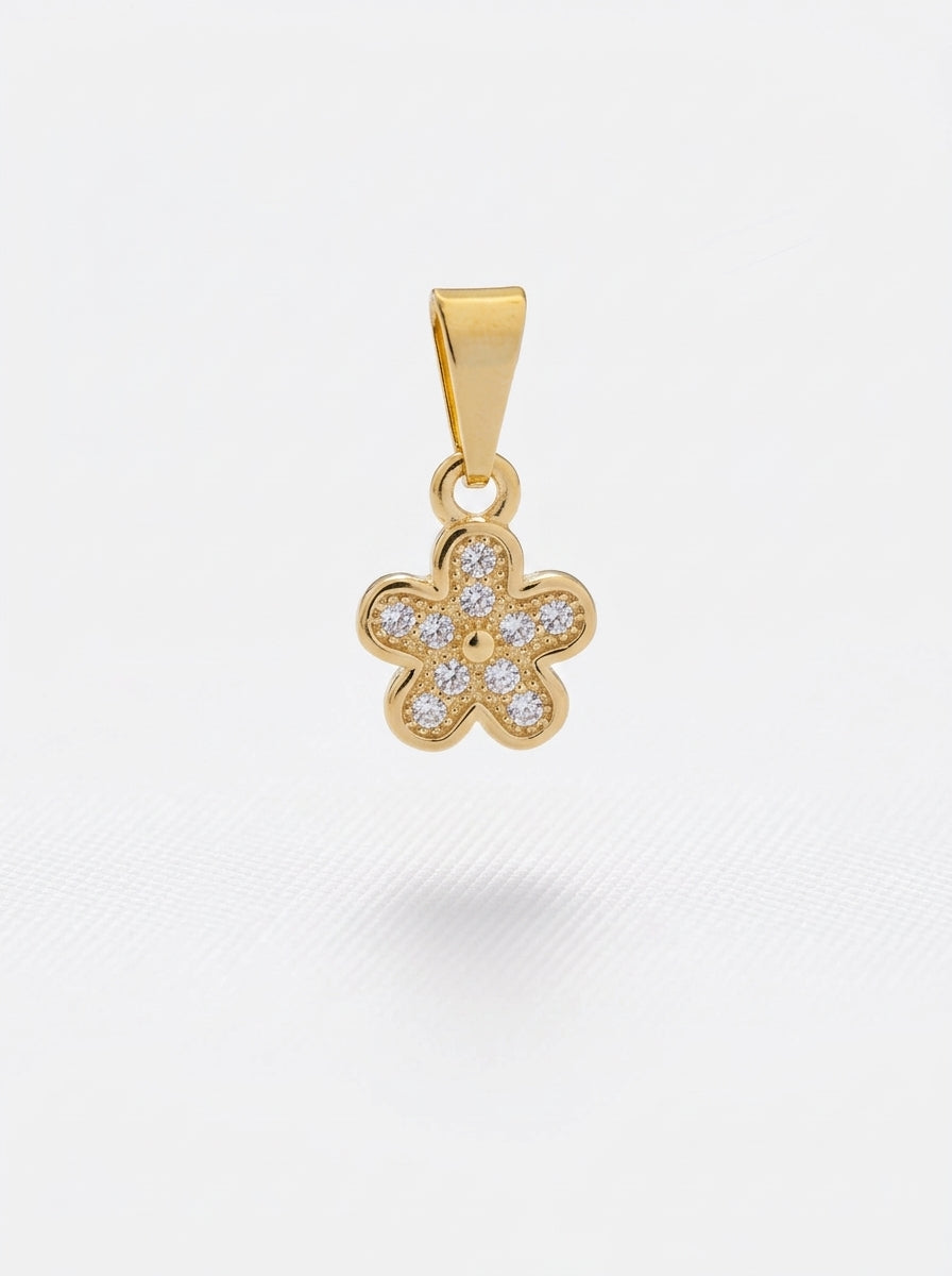 Dije Flor Circonada mini