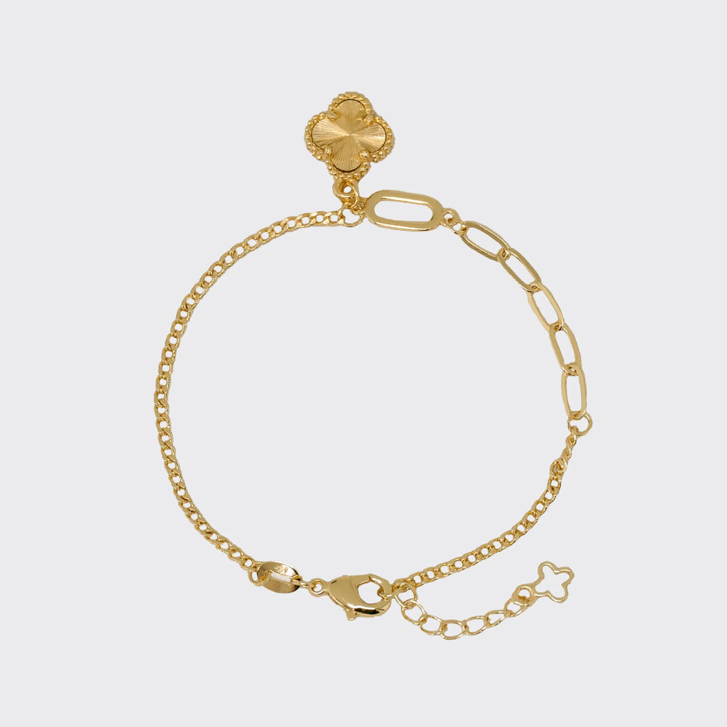 Pulsera Cubana Clover 1.1 mm 15 cm + Ext