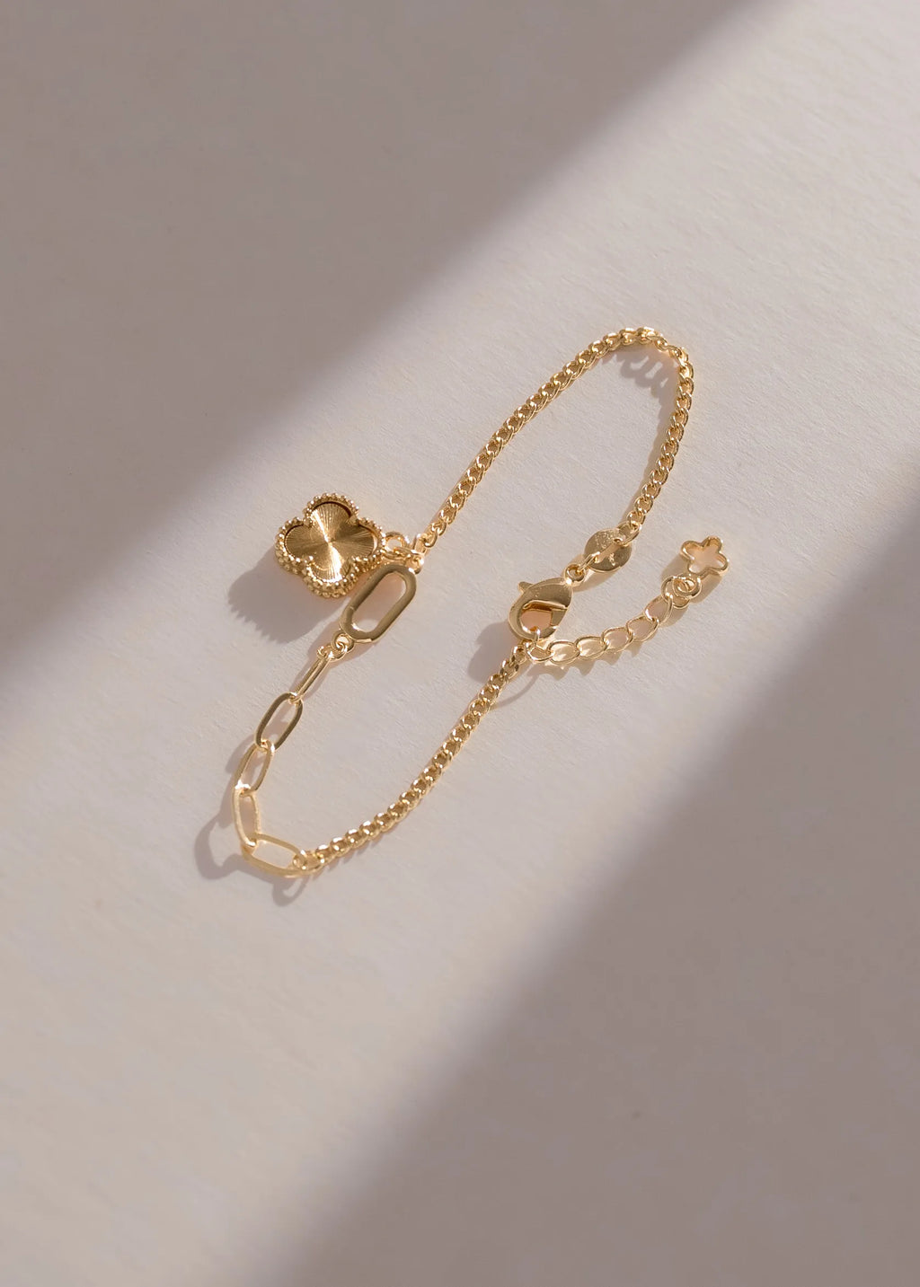 Pulsera Cubana Clover 1.1 mm 15 cm + Ext